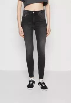 Джинсы Skinny Fit HIGH RISE SUPER SKINNY ANKLE Calvin Klein Jeans, средний деним