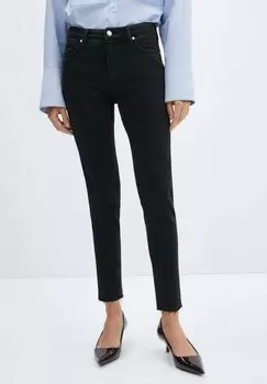 Джинсы Skinny Fit Isa Mango, цвет black denim