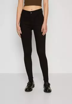 Джинсы Skinny Fit Jdyvega High Push Up JDY, цвет black denim