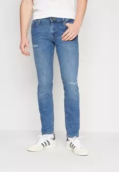 Джинсы Skinny Fit JJILIAM JJSEAL SQ 712 Jack & Jones, синий деним