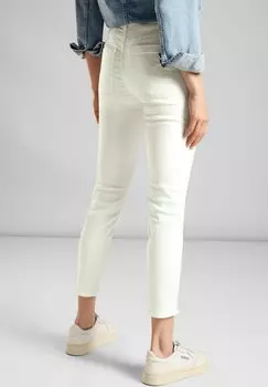 Джинсы Skinny Fit – кремово-белые, стираные Street One, белый