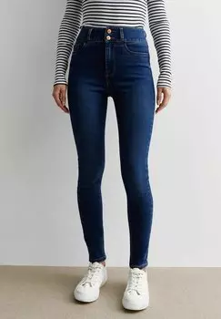 Джинсы Skinny Fit LIFT HIGH WAIST YAZMIN New Look, цвет blue pattern