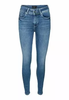Джинсы Skinny Fit MEMBRACE MR PUSH UP Vero Moda, цвет medium blue denim