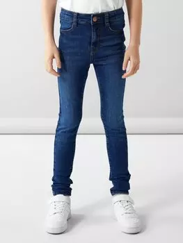 Джинсы Skinny Fit Nkfpolly Name it, цвет dark blue denim