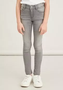 Джинсы Skinny Fit Nkfpolly Pant Name it, цвет light grey denim
