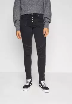 Джинсы Skinny Fit Onlblush Biker Ana ONLY, цвет washed black