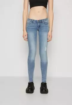 Джинсы Skinny Fit Onlcoral Super Low Coin ONLY, цвет light blue denim
