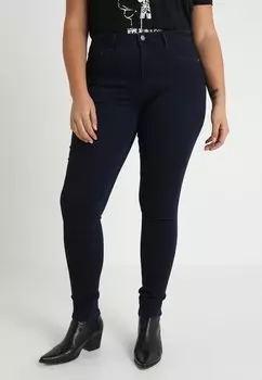 Джинсы Skinny Fit ONLY Carmakoma, темно-синий