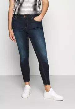 Джинсы Skinny Fit ONLY Carmakoma, темно-синий