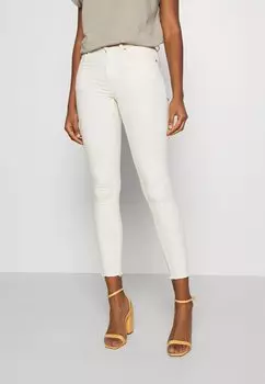 Джинсы Skinny Fit ONLY Onlblush Raw Dot, бежевый