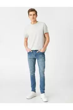 Джинсы Skinny Fit премиум-класса - Michael Jean Koton, синий