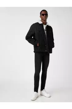 Джинсы Skinny Fit премиум-класса - Michael Jean Koton, черный