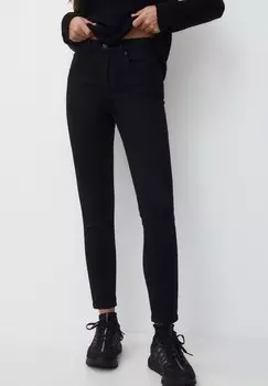 Джинсы Skinny Fit Push Up PULL&BEAR, черный