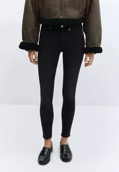 Джинсы Skinny Fit Pushup Mango, цвет black denim