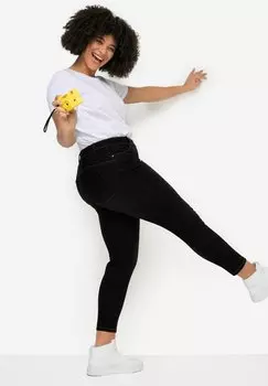 Джинсы Skinny Fit Pushup-Pina Stretchkomfort 5-Pocket Angel of Style, черные