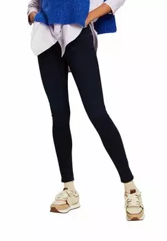 Джинсы Skinny Fit SCHMAL GESCHNITTENE MIT MITTLERER BUNDHHE Esprit, цвет blue black