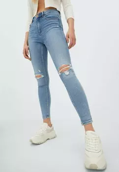 Джинсы Skinny Fit Stradivarius, синий