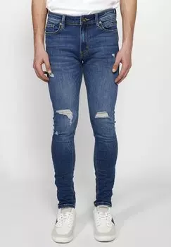 Джинсы Skinny Fit SUPER SKINNY Koroshi, цвет azul med medium blue