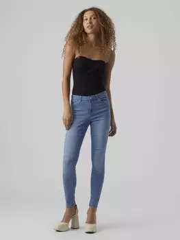 Джинсы Skinny Fit Vero Moda Vmtanya, голубой