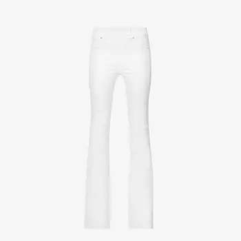 Джинсы Skinny Flare из эластичного денима с высокой посадкой Spanx, белый
