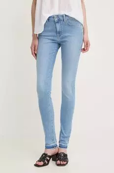 Джинсы SKINNY JEANS MW Pepe Jeans, синий