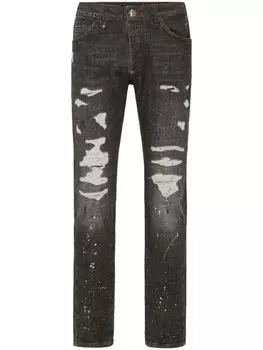 Джинсы Skull&Bones Philipp Plein, серый