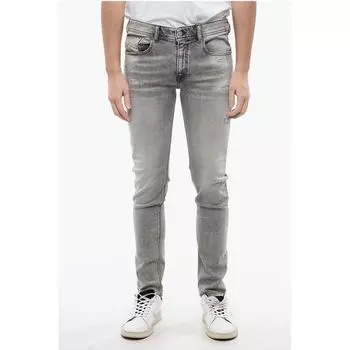 Джинсы SLEENKER Skinny Fit с низкой талией 1979 года, 16 см, длина 32 см Diesel, Gray