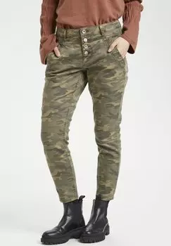 Джинсы Slim fit Cream CRPENORA TWILL 7/8, цвет Sea Green Printed Camouflage
