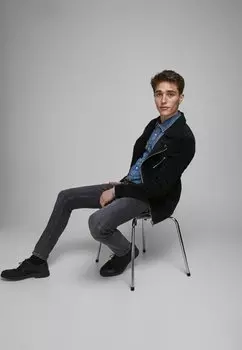 Джинсы Slim fit Jack & Jones JJIGLENN JJORIGINAL, цвет Black Denim