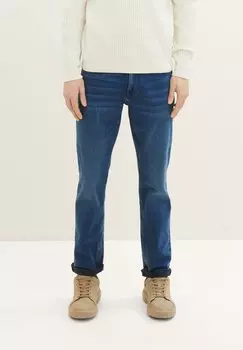 Джинсы Slim Fit JOSH SLIM TOM TAILOR, цвет mid stone blue black denim