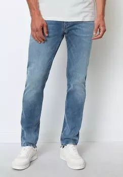 Джинсы Slim Fit MODELL SJBO SHAPED IN LSSIGER CROSS-HATCH STRUKTUR Marc O'Polo, цвет authentic mid