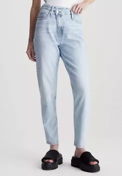 Джинсы Slim Fit MOM WRAP WAIST Calvin Klein Jeans, цвет denim light