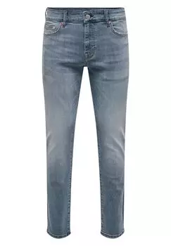 Джинсы Slim fit Only & Sons SLIM NOOS, цвет Dark Blue Denim