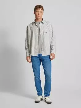 Джинсы Slim fit с 5 карманами, модель «Hatch» Pepe Jeans, синий