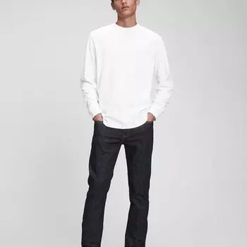 Джинсы slim-fit с пятью карманами Gap, синий