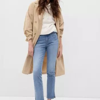 Джинсы slim-fit с пятью карманами Gap, синий