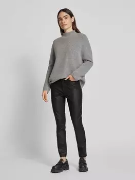 Джинсы Slim fit с пятью карманами QS, черный