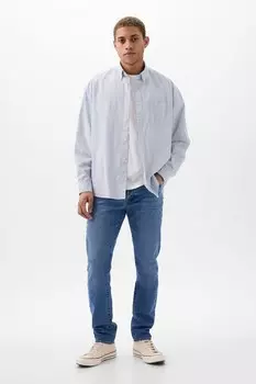 Джинсы Slim fit Selvedge Gap, синий