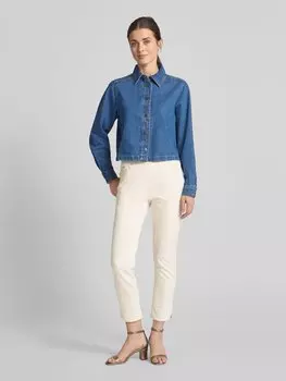 Джинсы slim fit укороченного кроя, модель «Памина» Raphaela By Brax, экрю