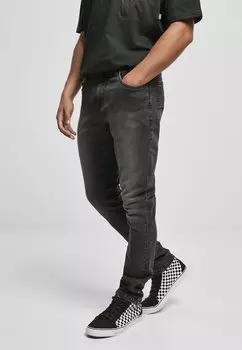 Джинсы Slim fit Urban Classics ZIP, цвет Real Black Washed