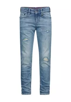 Джинсы Slim Fit WULF REPAIR Retour Jeans, цвет light blue denim