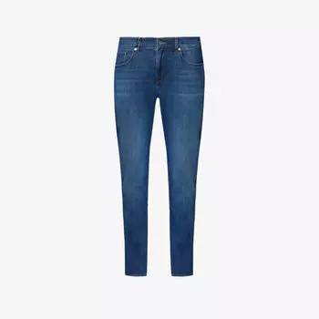 Джинсы slimmy tapered зауженного кроя из эластичного денима 7 For All Mankind, синий