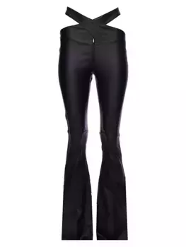 Джинсы Sloane из денима с покрытием Ser.O.Ya, цвет coated black