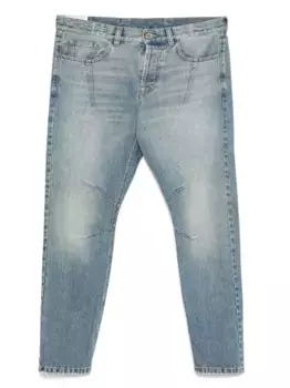 Джинсы со швами Eleventy, синий