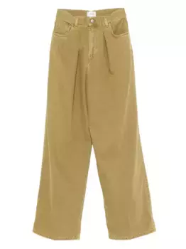 Джинсы со складками Haikure, зеленый