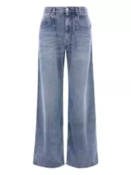 Джинсы со складками ISABEL MARANT, синий