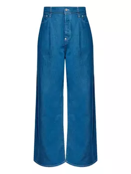Джинсы со складками Kenzo, синий