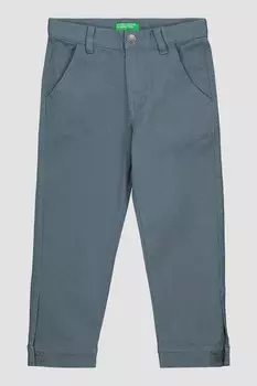 Джинсы со скошенными карманами United Colors Of Benetton, синий