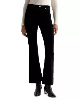 Джинсы со средней посадкой AG Farrah Bootcut в цвете Super Black, черный