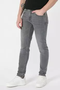 Джинсы со средней посадкой Colin'S, серый
